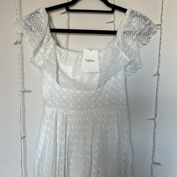 Isabel Marant Etoile Timoria Dress in White 34 - Picture 8 of 12